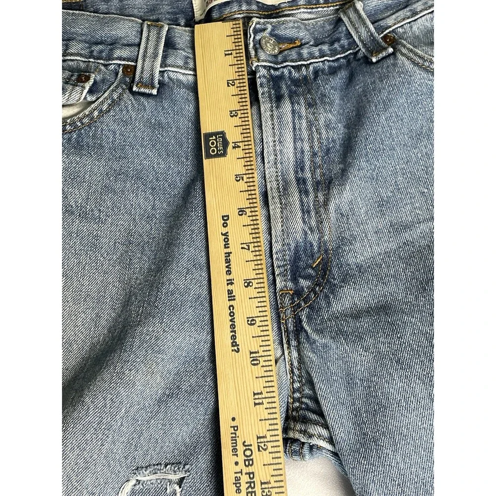 Levis Mens Relaxed Fit 550 Jeans Light Wash Size 36x34‎ Thrashed, Stains